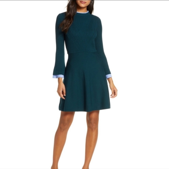 Nordstrom 1901 Fit and Flare Sweater Dress - Picture 14 of 14
